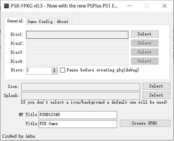 [WIN] PSX-FPKG v0.3 – 可以将PS1游戏转换成PS4游戏的工具
